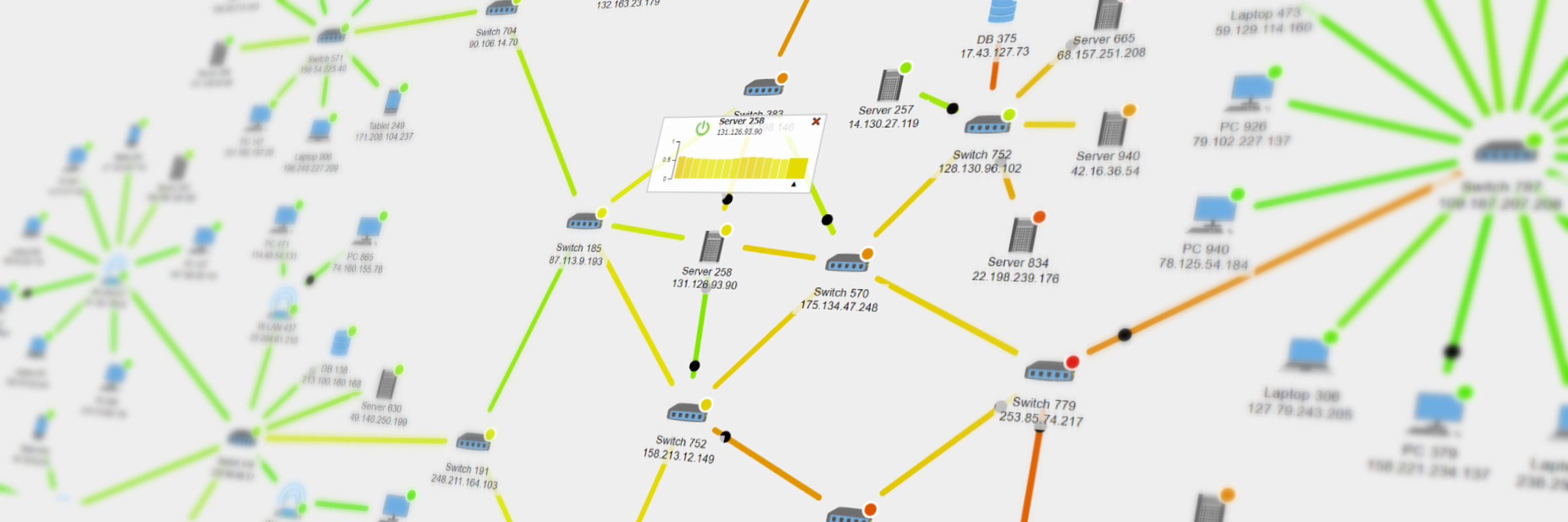 Hero image for Network Monitoring Visualization in the Browser